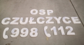 LED podsvícené kasetony z dibondu (obdélníkové, vypouklé, s 3D písmeny, se zadním podsvícením)