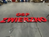 3D podsvícená písmena z plexi