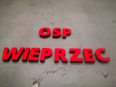 3D podsvícená písmena z plexi
