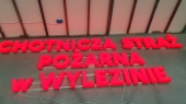 3D podsvícená písmena z plexi