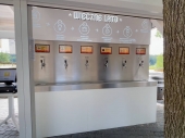 Podsvícené LED kasetony z dibondu (obdélníkové, vypouklé, s 3D písmeny, se zadním podsvícením)